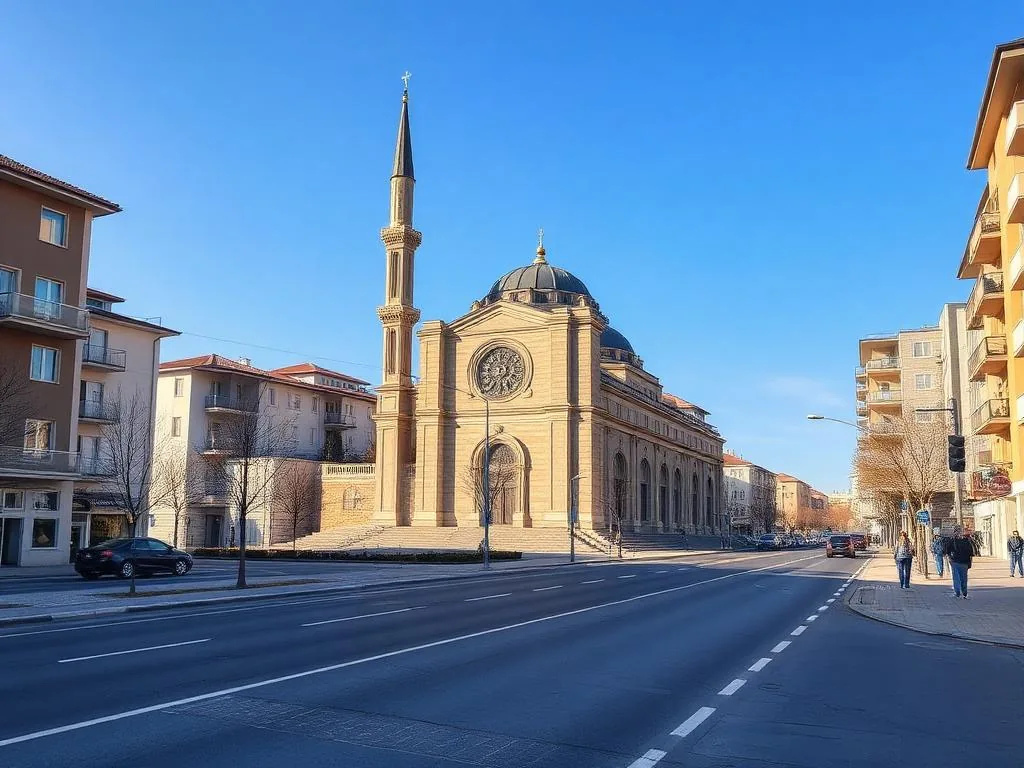 Shtëpi me qera në Ferizaj — pamje e qytetit