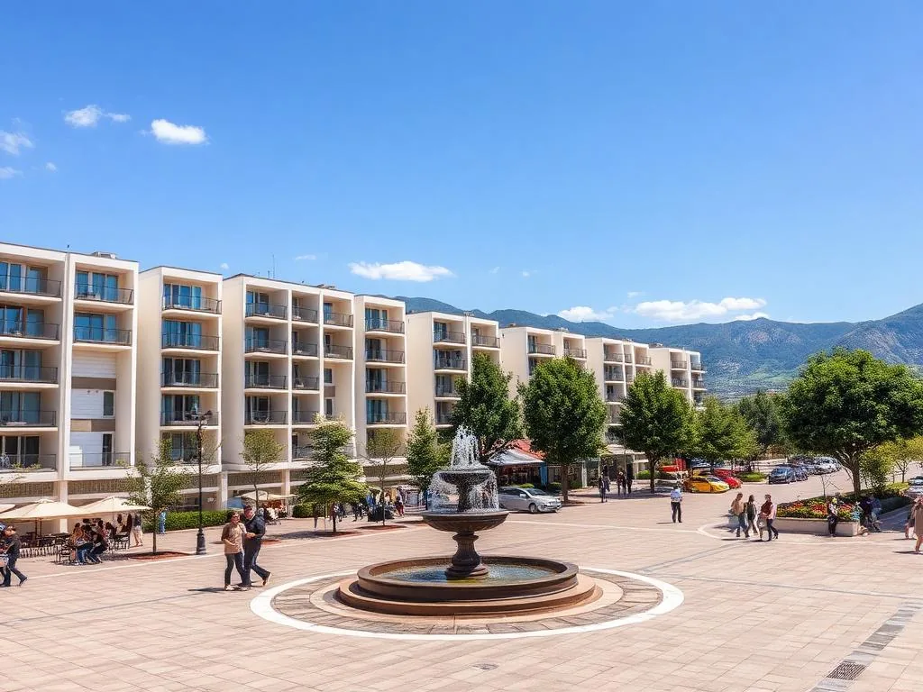 Shtëpi me qera në Gjilan — pamje e qytetit