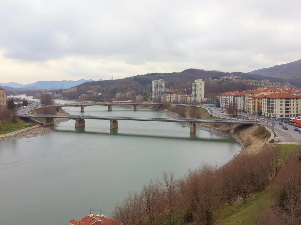 Shtëpi me qera në Mitrovicë — pamje e qytetit