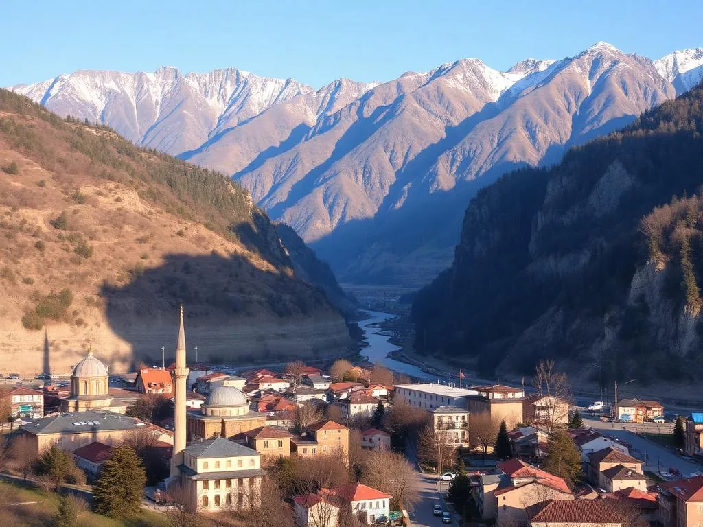 Shtëpi me qera në Pejë — pamje e qytetit